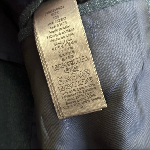 John Varvatos Men’s Wallace Jacket Blue Size 52 Medium Slim Fit New - Picture 12 of 12